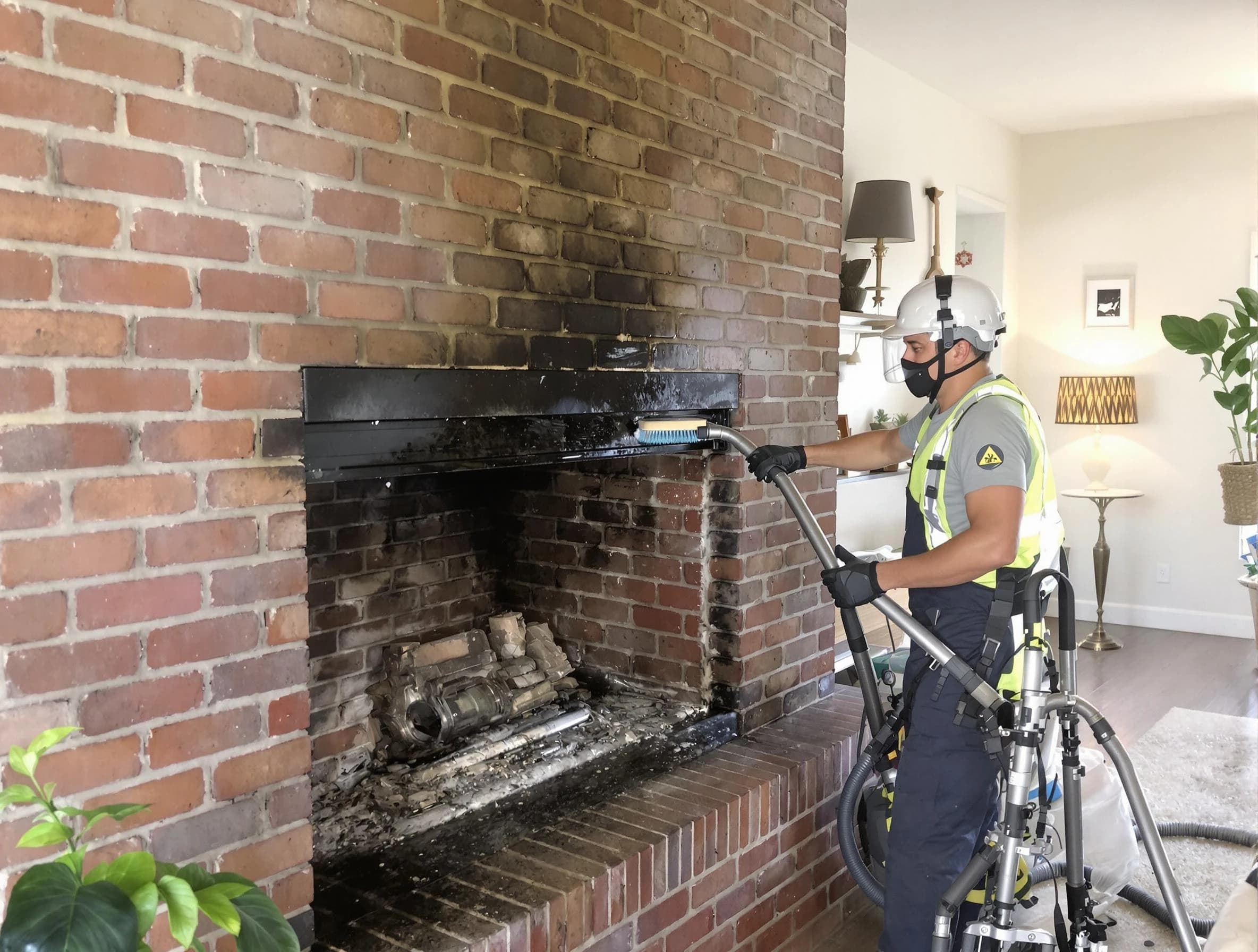 Union Chimney Sweep providing fireplace cleaning services in Union, NJ