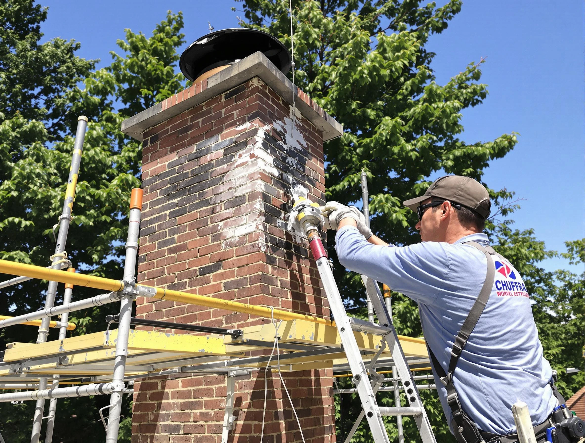 Structural chimney repair by Union Chimney Sweep in Union, NJ